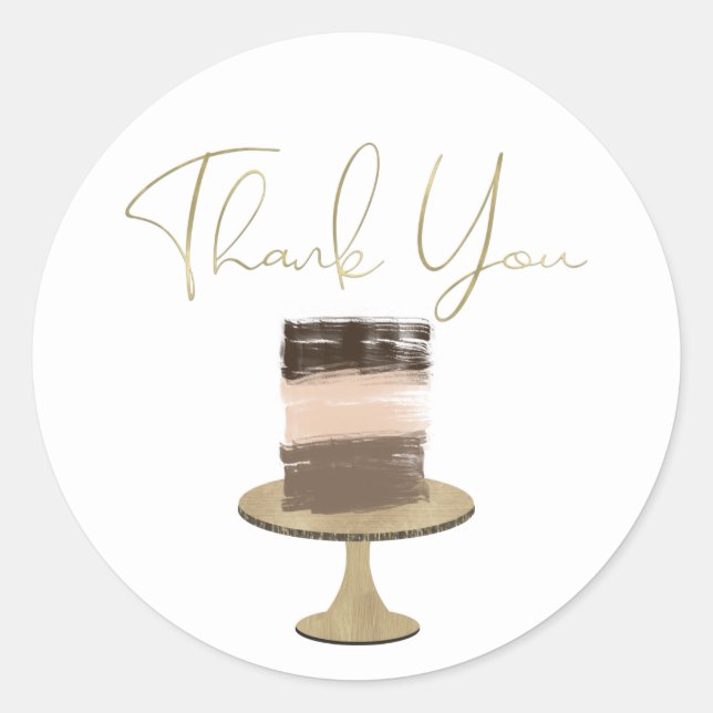 Adesivo Moderno Elegante de Bake de 3 Camadas (Frente)