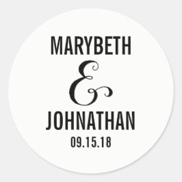 Adesivo Moderno Fazemos Senha De Casamento