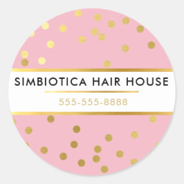 Adesivo MODERNO GLAM CONFETTI bolinhas azul-claro