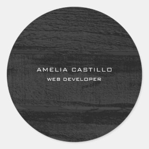 Adesivo Moderno Minimalista Da Design De Madeira Elegante