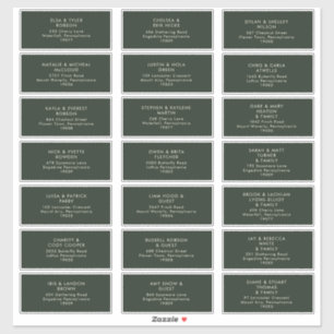 Adesivo Moderno Minimalista Verde Amarelo Verde Escuro