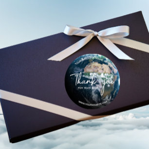 Adesivo Moderno Obrigado Mantenha a Terra em posição