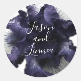 Adesivo Moderno Radiante Radiante Mínimo Roxo Escuro