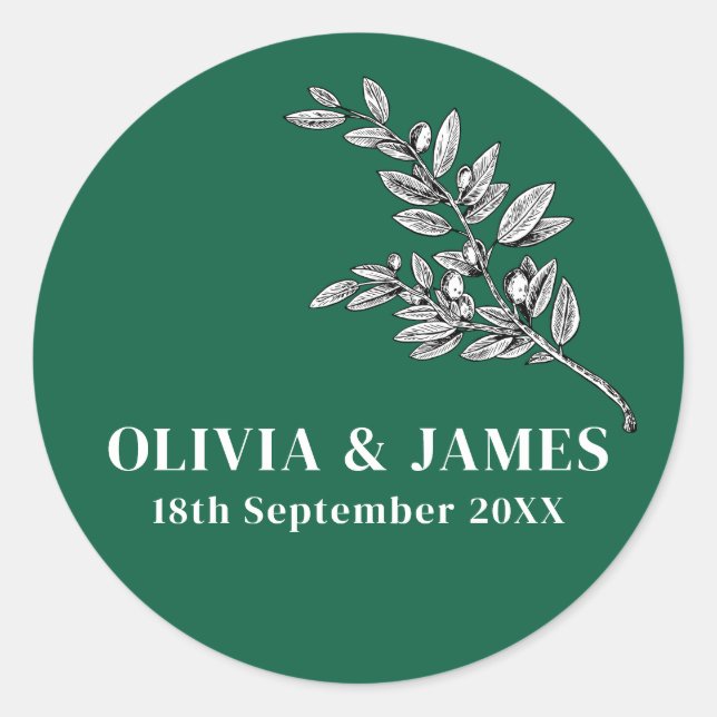 ADESIVO MODERNOS MODERNOS SIMPLES FAVORECENTES DE CASAMENT (Frente)