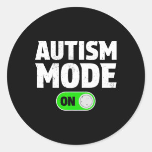Adesivo Modo Autismo Em Neurodiversi De Sensibilização Par