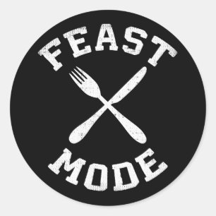Adesivo Modo de banquete - Bulking - Comer, Fome - Novidad