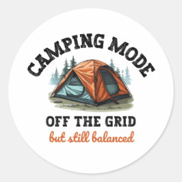 Adesivo Modo de Camping: fora da grade - Presente Contabil