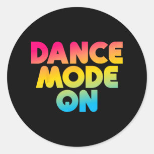 Adesivo Modo De Dança Em Dançarinos Engraçados Dançando Da