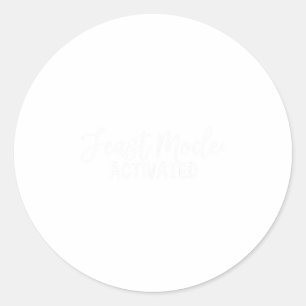 Adesivo Modo de Festa Ativado Feliz Ação de Graças Grupo M