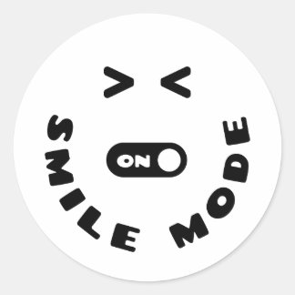 Adesivo Modo de Sorriso Ativado