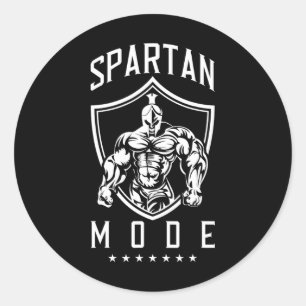 Adesivo Modo de Workout Spartan Malhação Gym Sparta Bodybu
