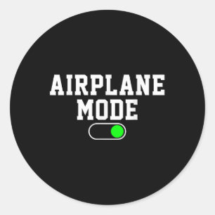 Adesivo Modo do avião nas férias Verão