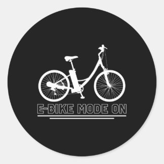 Adesivo Modo E-Bike Em Bicicleta Elétrica