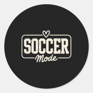 Adesivo Modo Futebol, Esportes Divertidos do Coração e do