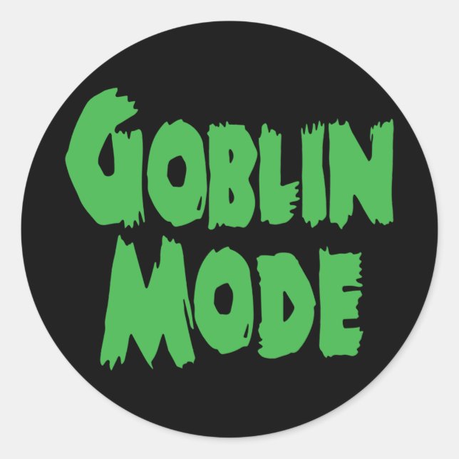 ADESIVO MODO GOBLIN (Frente)