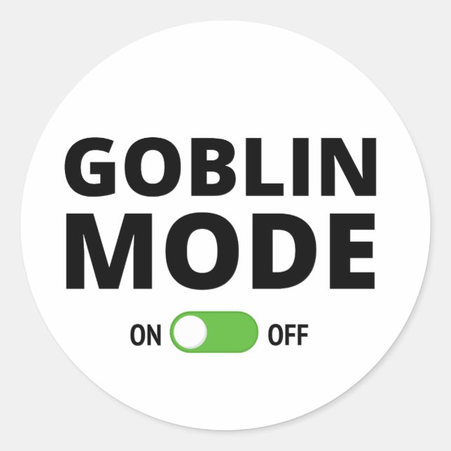 Adesivo Modo Goblin Ativado (Frente)