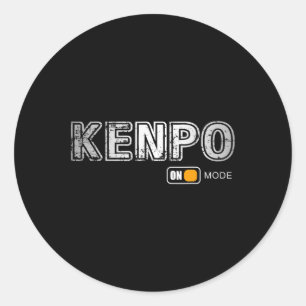 Adesivo Modo Kenpo Artes Marciais Karate Roupa - Kenpo