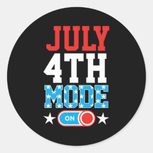 Adesivo Modo No Dia 4 De Julho Do Dia 4 De Julho Independe
