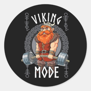 Adesivo Modo Viking Gym Bodybuilding