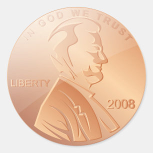 Adesivo Moeda de um centavo