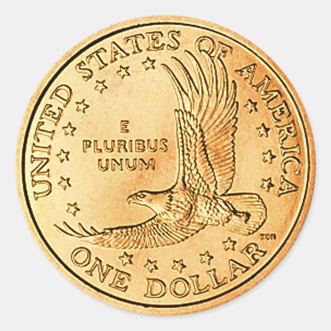 Adesivo Moeda Dólar EUA (Frente)