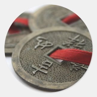 Adesivo Moedas de Boa Sorte Chinesas