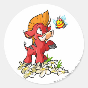 Adesivo Moehog vermelho e zumbido