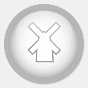 Adesivo Moinho de vento holandês