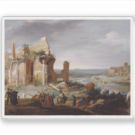 Adesivo Moisés &Aaron Transformando os Rios do Egito em Sa