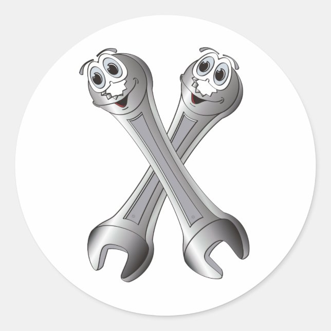 Adesivo Molas de desenho animado (Frente)