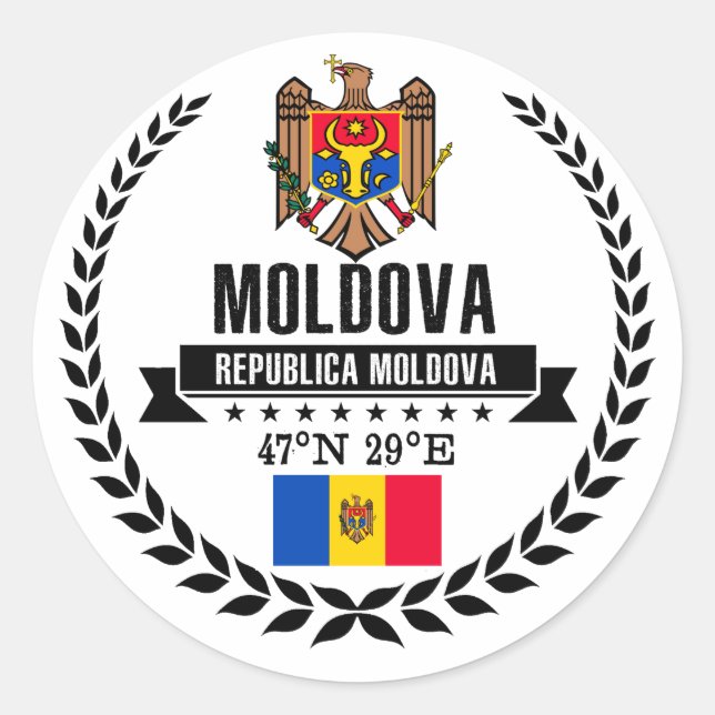 Adesivo Moldávia (Frente)