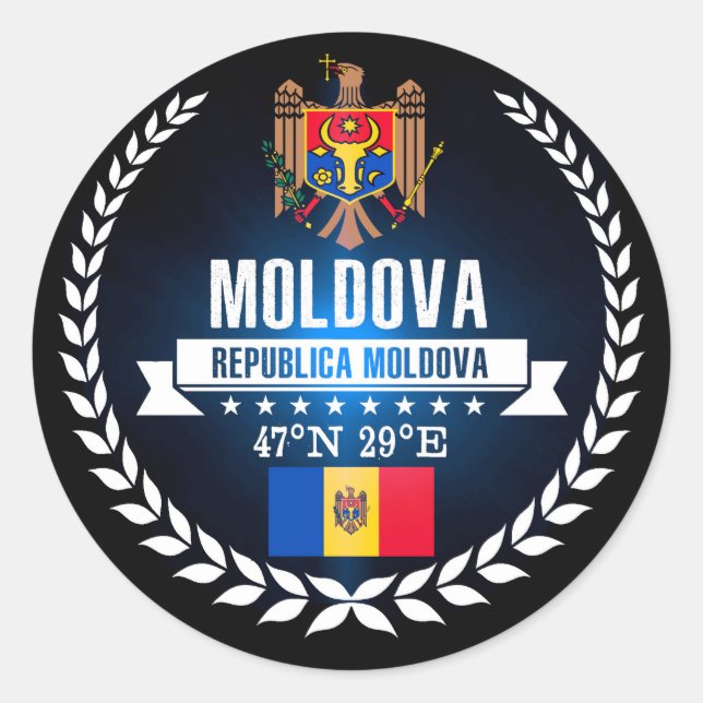 Adesivo Moldávia (Frente)