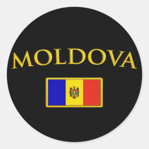 Adesivo Moldova dourado