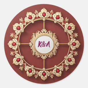 Adesivo Moldura Elegante Com Decoração Floral Ornamentada