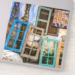 Adesivo Molduras coloridas para janelas