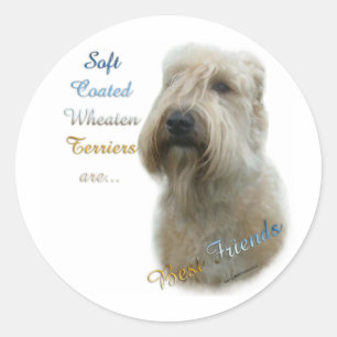 Adesivo Mole Coated Wheaten Terrier Best F.. - Sticker