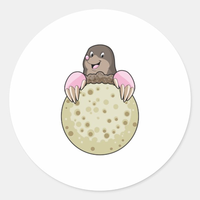 Adesivo Mole com Lua (Frente)