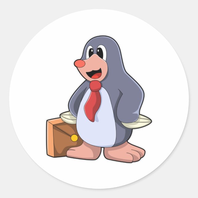 Adesivo Mole como Empreendedor com Bag (Frente)