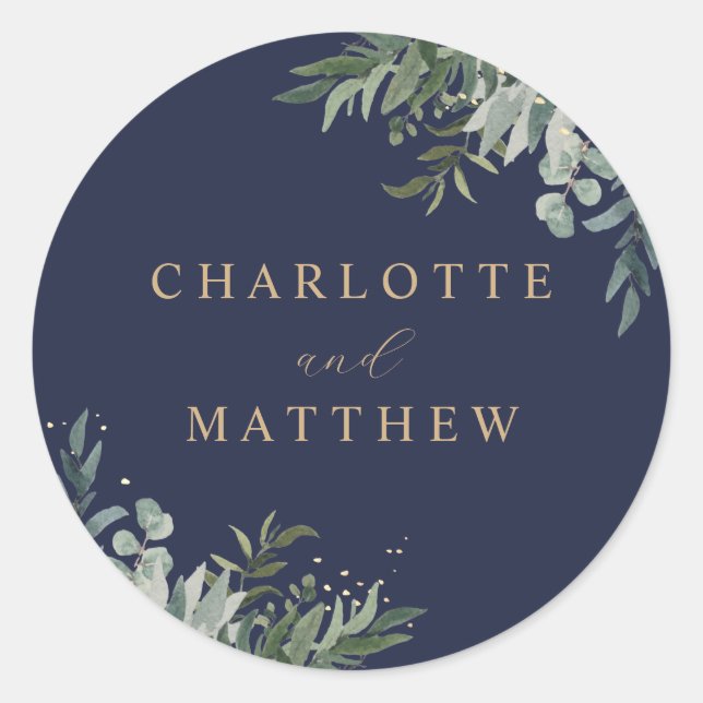 Adesivo Molereca | Marinho Envelope Selo (Frente)