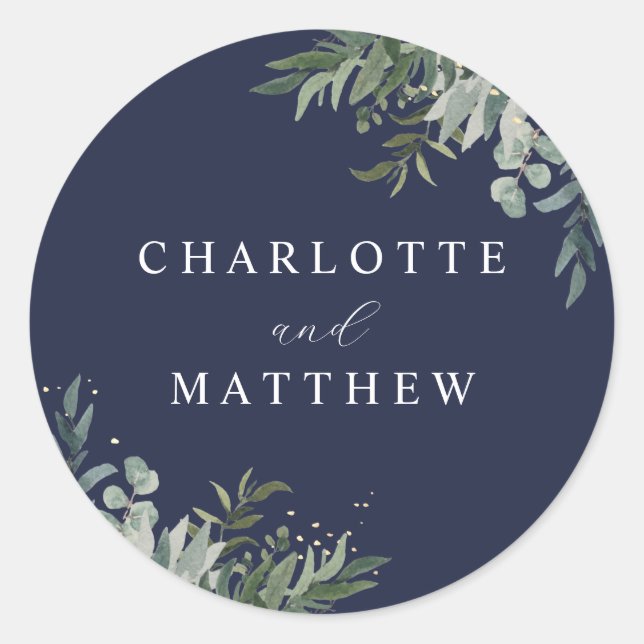 Adesivo Molereca | Marinho Envelope Selo (Frente)