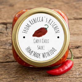 Adesivo Molho de Pimenta Fantasma Caseiro