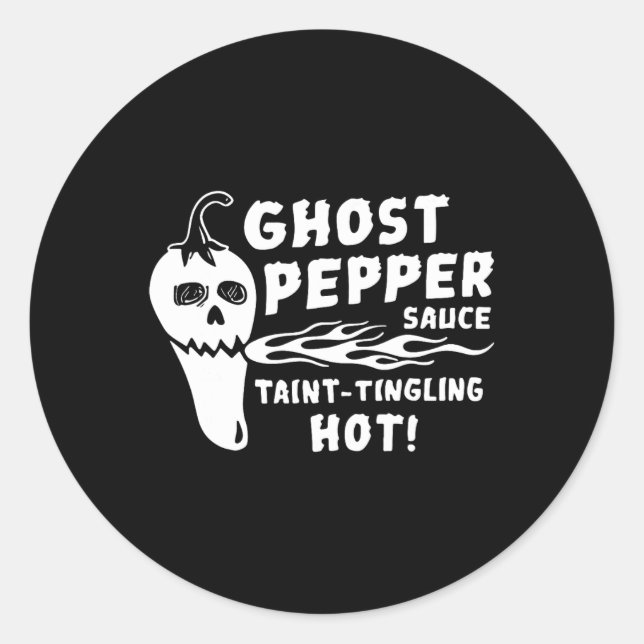 Adesivo Molho De Pimenta Fantasma Quente (Frente)