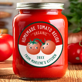 Adesivo Molho de Tomate para sua Receita de Cozinha Caseir
