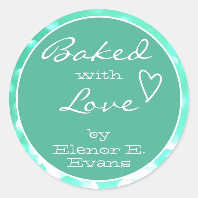 Adesivo Molho Verde-Teal-Aqua-Bonito Molhado de Amor (Frente)