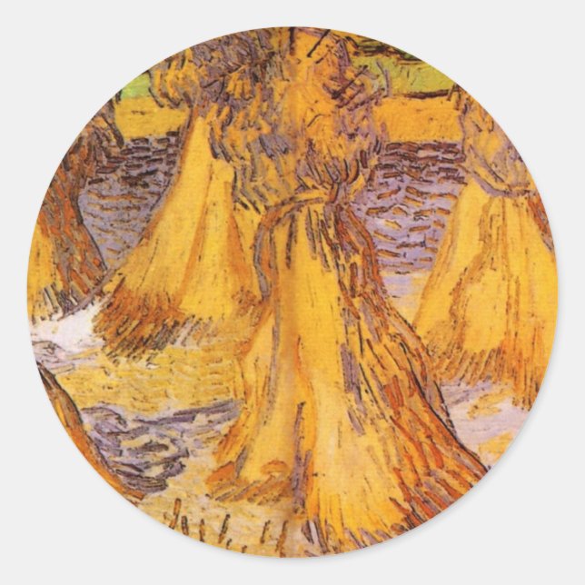 Adesivo Molinetes de Trigo por Vincent van Gogh (Frente)