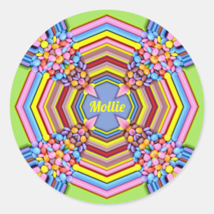 Adesivo MOLLIE EASTER ~ WOW! Doce Multicolorido para Pásco