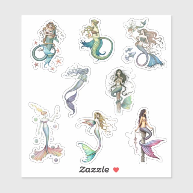 Adesivo Molly Harrison Smermaid Art Stickers (Folha)