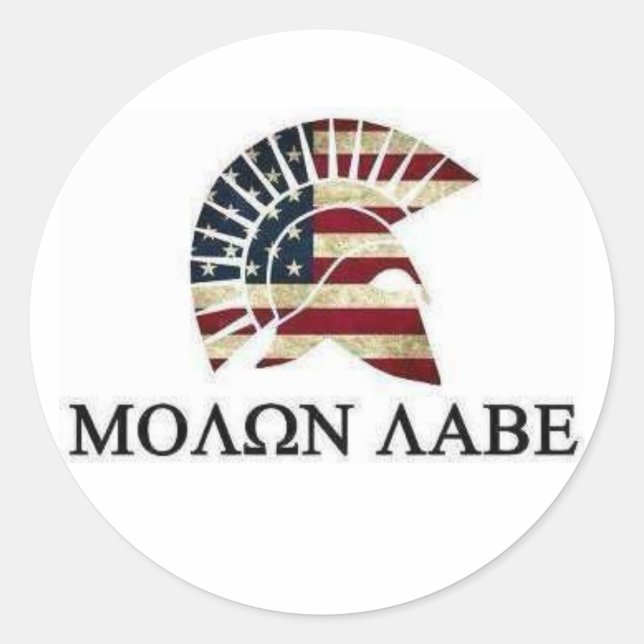 ADESIVO MOLON LABE (Frente)