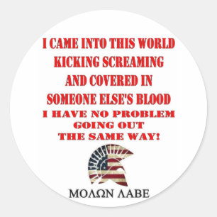 ADESIVO MOLON LABE