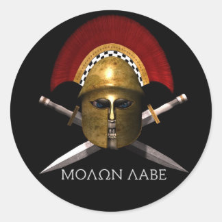 Adesivo Molon Labe Spartan Skull